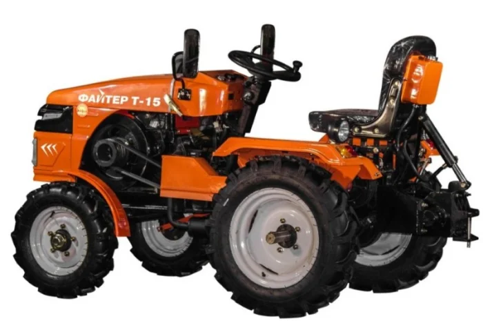 Мототрактор Файтер T-15+плуг+фреза. Мінітрактор, минитрактор- фото № 2