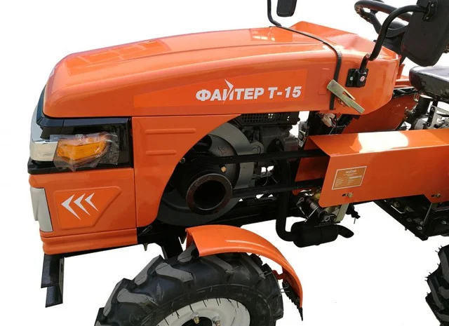 Мототрактор Файтер T-15+плуг+фреза. Мінітрактор, минитрактор- фото № 3