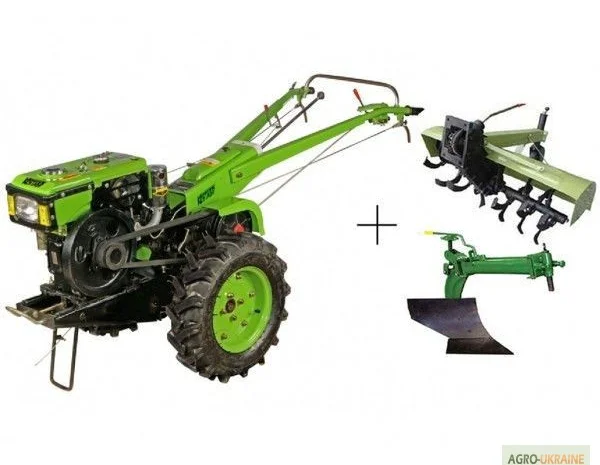 Дизельный Мотоблок Кентавр МБ 1080Д 8 л.с. ВОДА (фреза + плуг). 2023 г. БЕЗ ПРЕДОПЛАТ- фото № 5