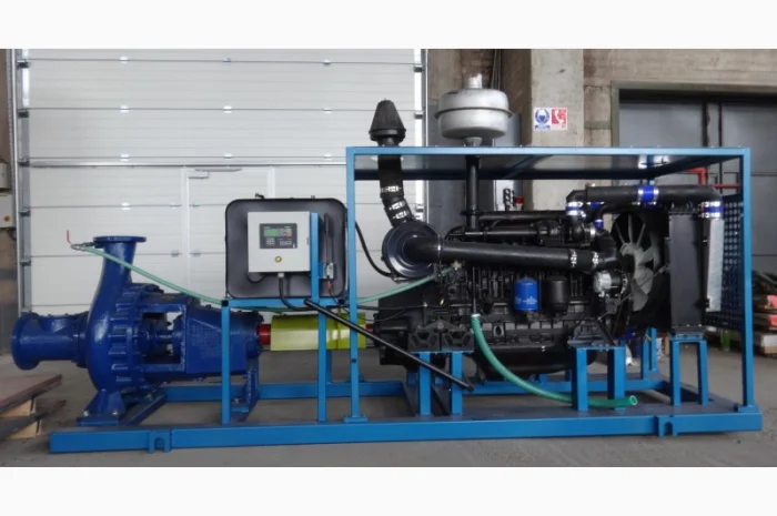 Дизельна насосна станція (мотопомпа) 255 кВт до 1300 м3/год- фото № 2
