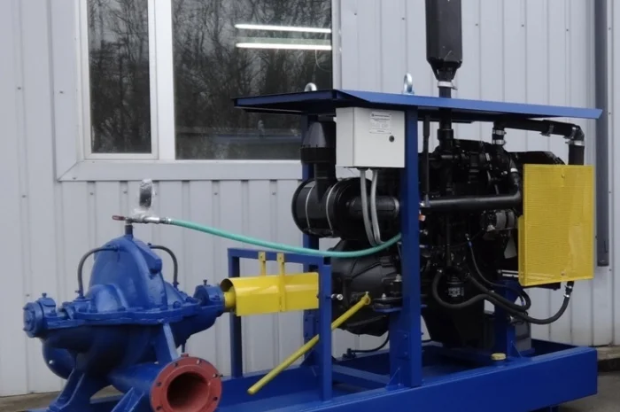 Дизельна насосна станція (мотопомпа) СНВ(д) 118 кВт до 450 м3/год- фото № 1