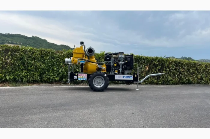 Мотопомпа дизельная насосная станция для грязной воды- фото № 1