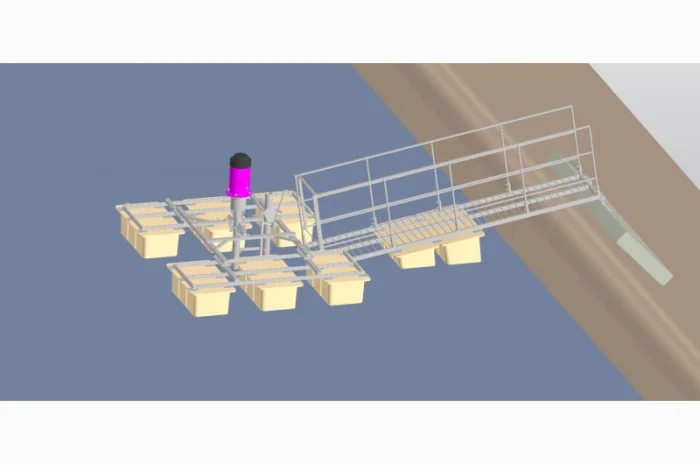 Насосна станція для навозних лагун, насос плаває, перемішує стоки, завантажує бочки МЖТ- фото № 1