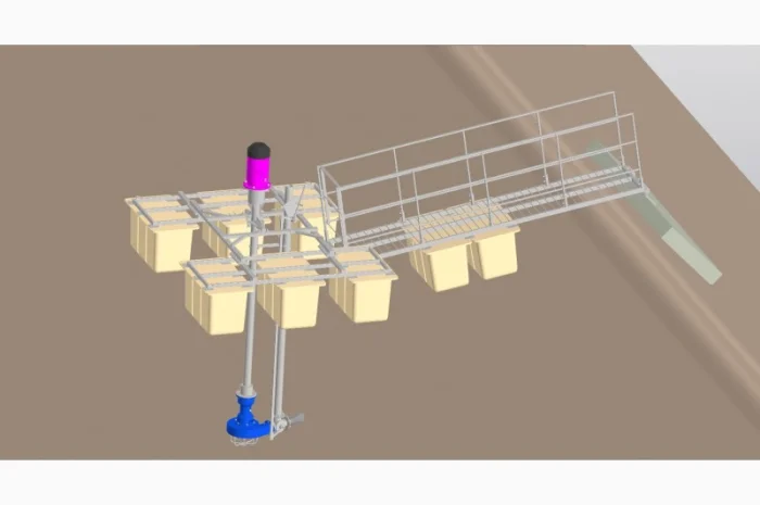 Насосна станція для навозних лагун, насос плаває, перемішує стоки, завантажує бочки МЖТ- фото № 2