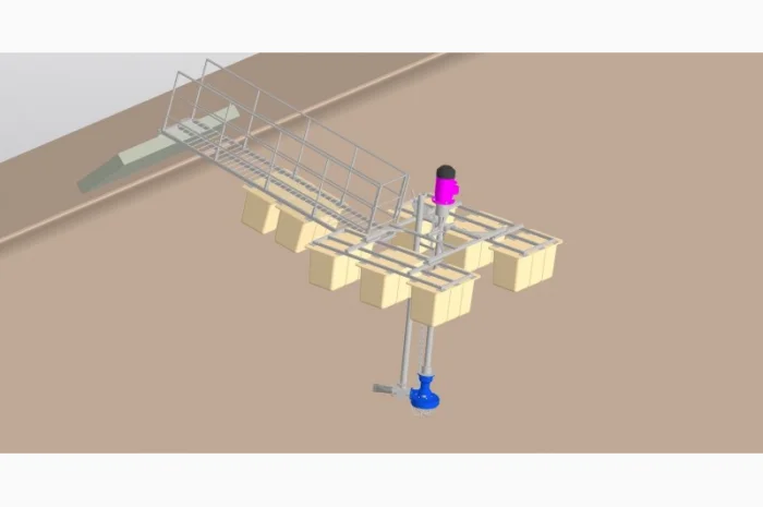 Насосна станція для навозних лагун, насос плаває, перемішує стоки, завантажує бочки МЖТ- фото № 5