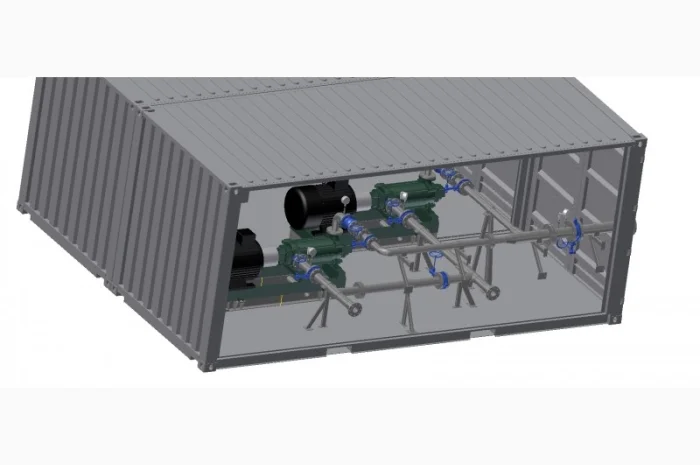 Насосная станция Caprari в контейнере для орошения полей- фото № 2