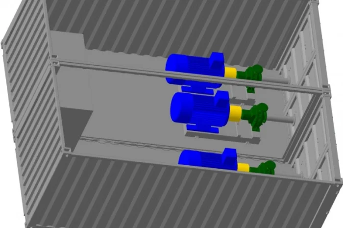 Насосная станция Caprari для орошения в контейнере- фото № 2