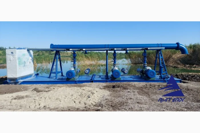 Насосная станция для полива полей (орошение больших площадей)- фото № 2