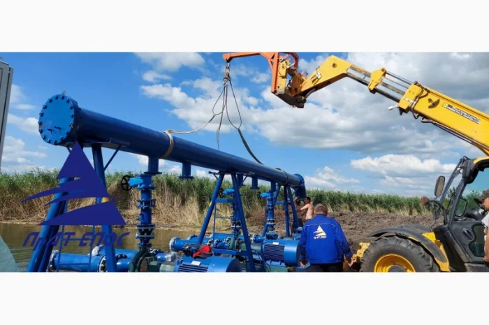 Насосная станция для полива полей (орошение больших площадей)- фото № 3