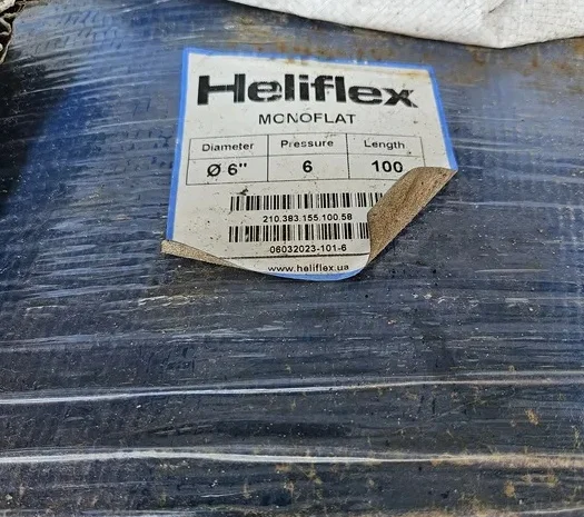 Шланг гнучкий Монофлет 6" та тиск 6 бар, бухта 100м- фото № 2