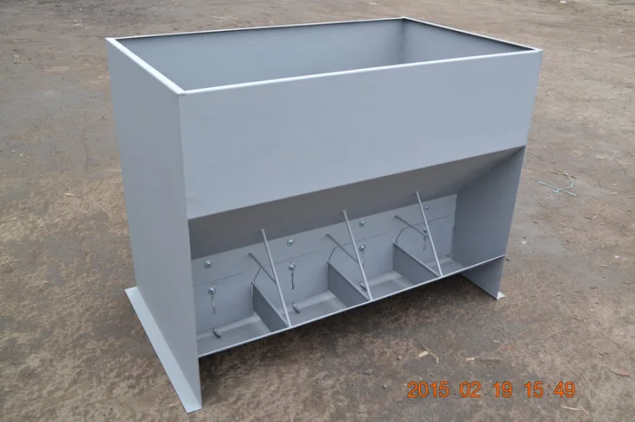 Кормушка для откорма свиней (бункерная) 8 Секций- фото № 1