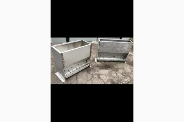 Годівниці на догодівлю з нержавіючої сталі (для поросят до 30 кг)- фото № 1