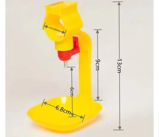 Подвійна ніппельна поїлка для перепілок, бройлерів- фото № 8