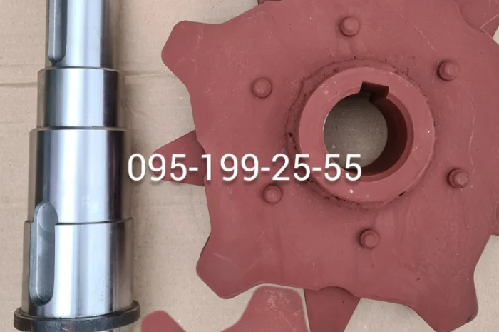 Вал приводу НІ 11.12.206. Шестерня основна НІІ 11.12.202. Зірочка привідна ТСН-160А- фото № 1