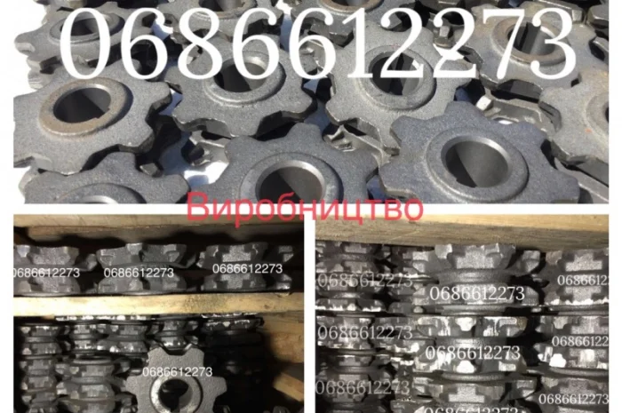 Зірочка, звёздочка КТУ ведуча, ведена; бітер, вал, корпус, кришка, опора- фото № 1