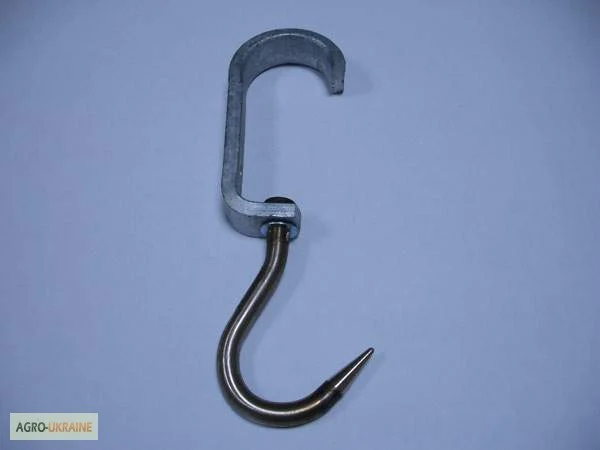 Еврокрюк, еврогак, крюк скользящий для полутуш- фото № 1