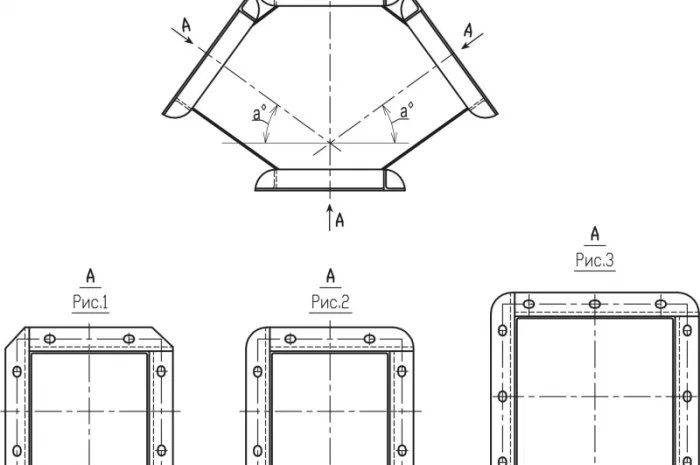 Ввод симметричный квадратный СВС 300 наличие- фото № 1