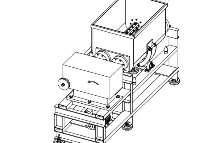 Промышленный миксер для пищевых густых продуктов 350 литров- фото № 6
