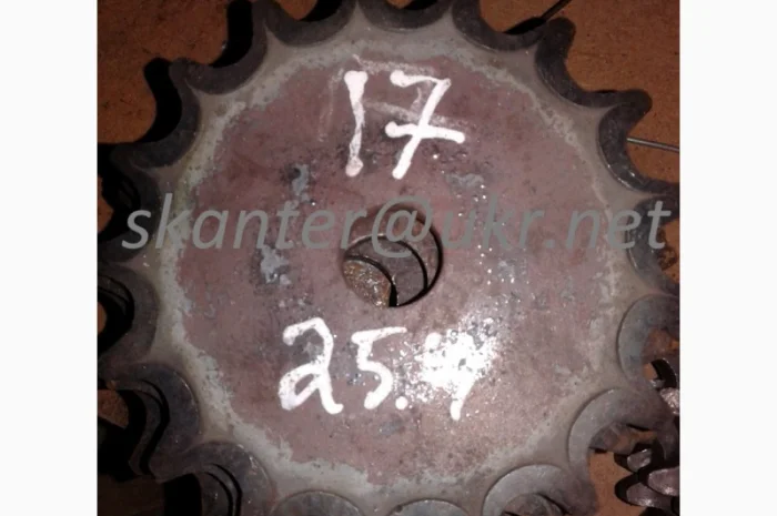 Зірочка звездочка крок t= 25.4 зуб=17- фото № 1