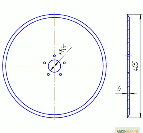 Диск сеялки John Deere 7240- фото № 1