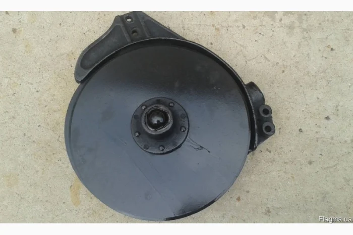 Сошник зерновой сеялки СЗ-3, 6 со смещенными дисками (сталь 3)- фото № 2