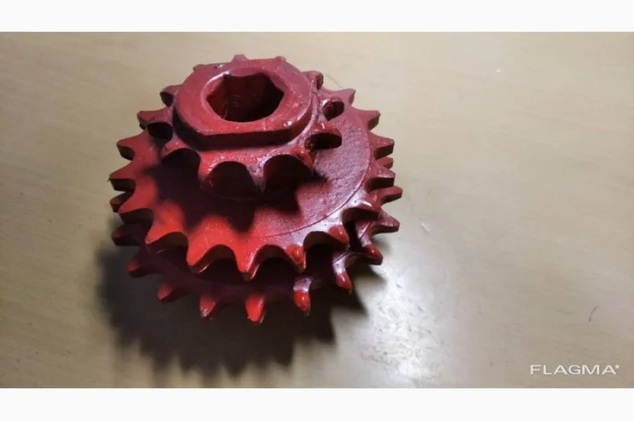 Блок звездочек СУПА 00.1240 звездочек (3 звез., t=15, 875) механизма передач СЗ, СУПН, УПС- фото № 1