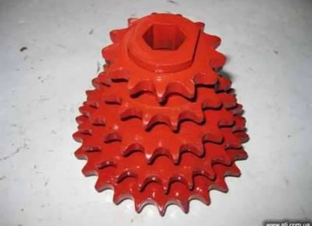 Блок звездочек СУПА 00.1230 звездочек (5 звез., t=15, 875) механизма передач СЗ, СУПН, УПС- фото № 1