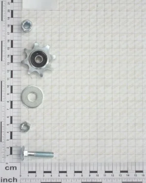 16630810 Звездочка натяжная в сборе Гаспардо СП, МТ, МТР, МЕТРО- фото № 1