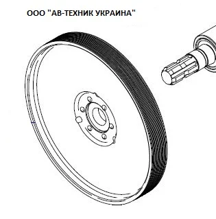 30206165 Шкив сеялки МатерМак д.330 мм- фото № 1
