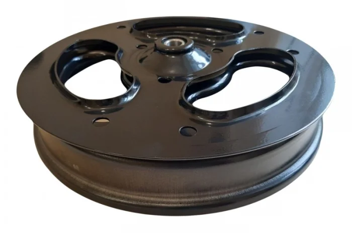 Комплект колеса 2, 5"x16" (65x400 мм) на метал. дисках з отворами- фото № 2