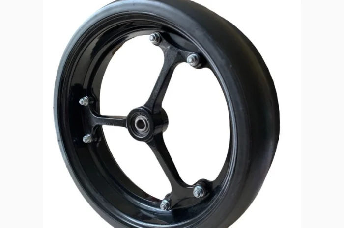 Колесо глибини з спицевою чавунною маточиною 4, 5"х16"(115х406 мм)- фото № 1