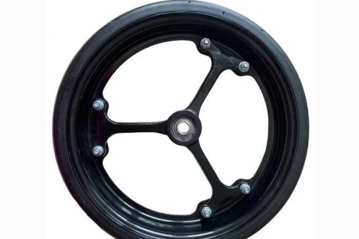 Колесо глибини з спицевою чавунною маточиною 4, 5"х16"(115х406 мм)- фото № 2