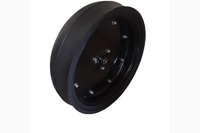Колесо глибини 4, 5"x16" (115х406 мм) в зборі (диски метал+пластик)- фото № 2