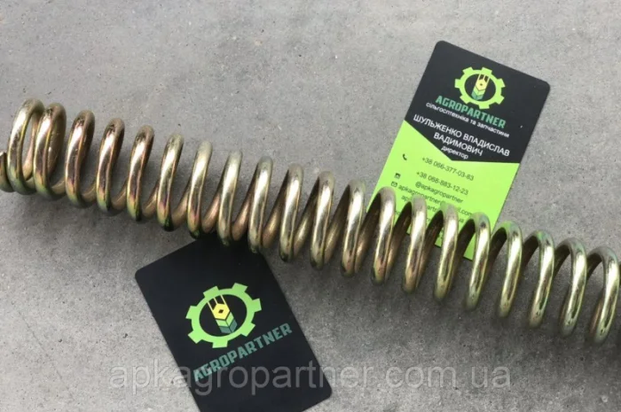 Пружина амортизатора сеялки СЗ усиленная (d=6) АСТРА, ASTRA- фото № 2