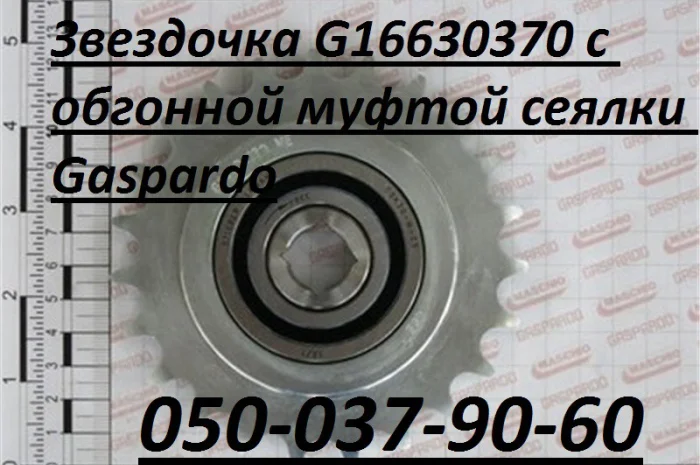 Звездочка G16630370 с обгонной муфтой сеялки Gaspardo Maschio Gaspardo G16630370- фото № 1