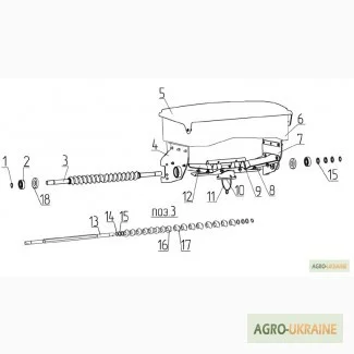 Аппарат 509.046.5010-Т(509.046.22 40-1) туковысевающий УПС, СУПН- фото № 2