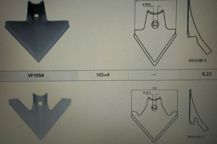 Запчасти культиватора Европак (пр-ва Италия), стойка Європак, запчастини до культиватора- фото № 4