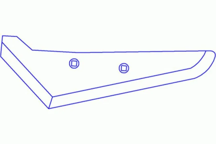 Лемех копателя Holmer, нож Holmer- фото № 1