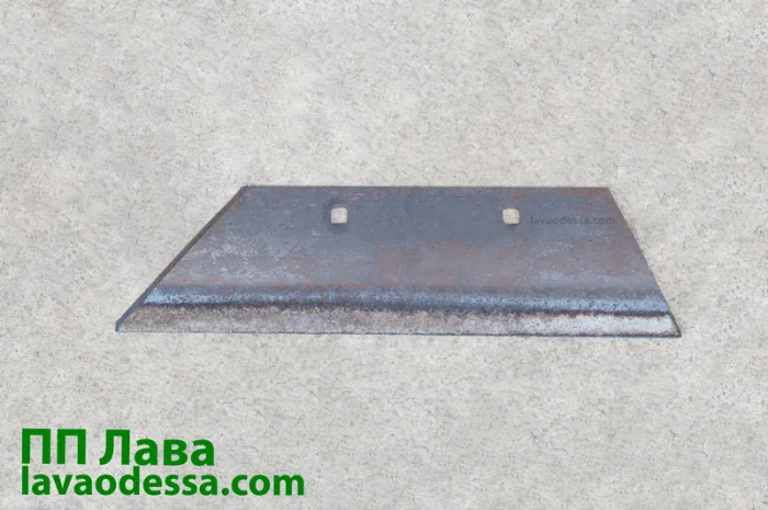Леміш ПЯШ 02.100 верхній ярус (Лист 10мм сталь45) наплавлений- фото № 2
