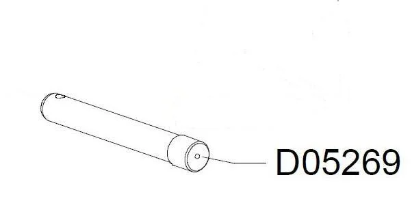 D05269 Палец навески глубокорыхлитель Альпего- фото № 1