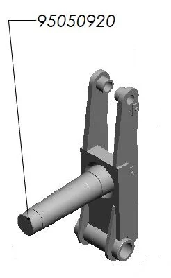 95050920 Поворотный кронштейн плуга Мирко Гаспардо Mirco GASPARDO- фото № 1