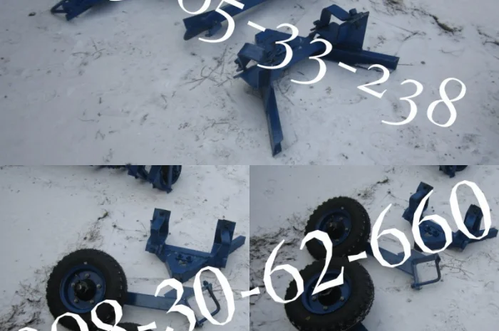 Запчасть культиватор КРН (замок навески крн,  опорное колесо крн в сборе )- фото № 1