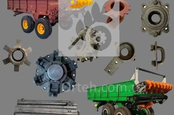 Запчастини до розкидачів добрив ПРТ, РОУ, РМГ, РММ, МВУ та ін- фото № 1