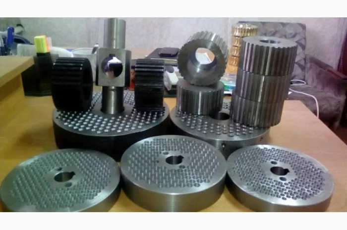 Ролики прессующие в сборе, плоские матрицы, центральные валы- фото № 4