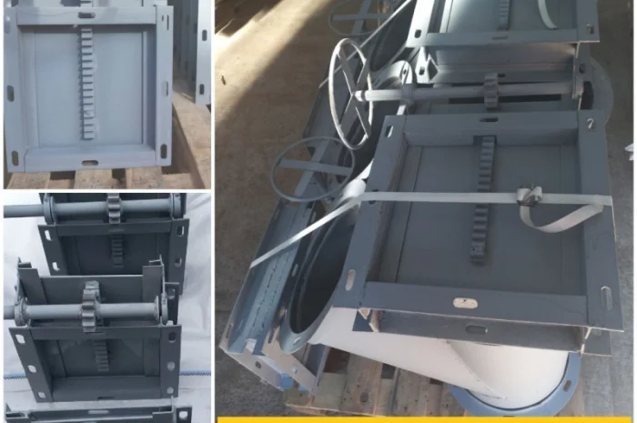 Реечная задвижка 200х200- фото № 1