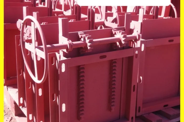 Засувка рейкова ручна 400х400- фото № 1