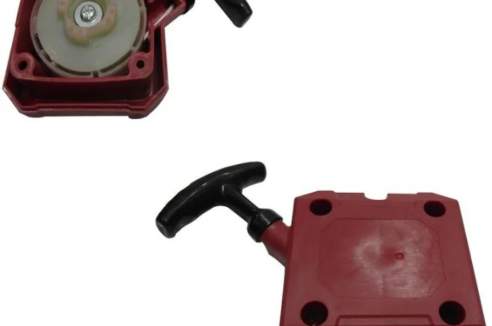 Стартер (4 зачепи, квадрат великий) (червоний) мотокоси Vitals 40/44, код 202519А- фото № 1