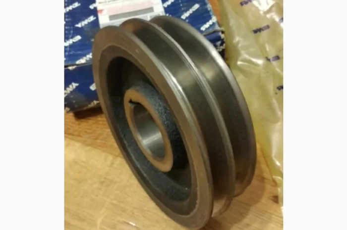 Шкив вала коленчатого ЯМЗ 2-х ручейный (236-1005061Б)- фото № 2