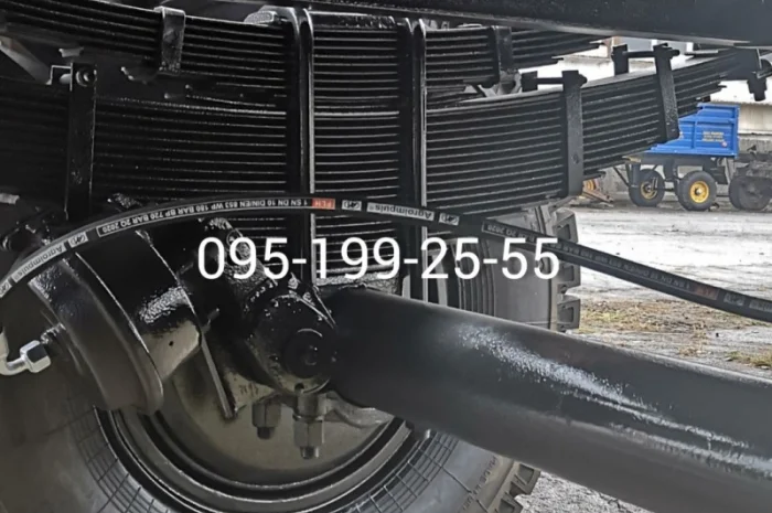 Ресора передньої вісі 3ПТС-12, стремянка ресори 3ПТС-12, ходова частина причепа 3ПТС-12- фото № 1