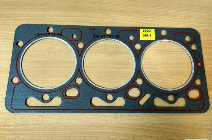 Прокладка головки блока ГБЦ на двигатель zetor / зетор 5201, 7201, 1404, 6801- фото № 3